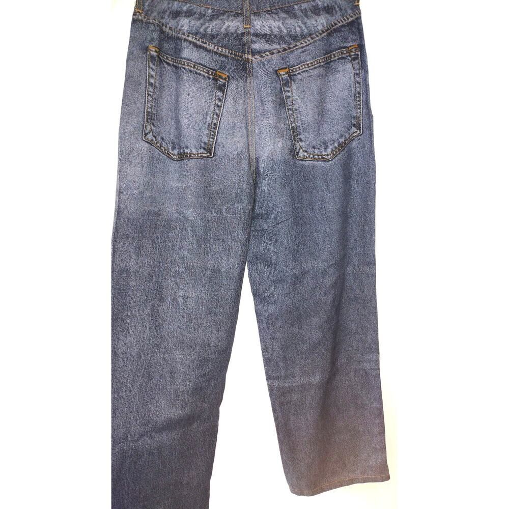Jason Wu Trendy Faded Baggy Denim, Size 2, Grey/Blue